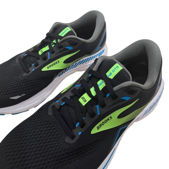 Brooks MEN\'S ADRENALINE GTS 23 Black/Hawaiian Ocean / Green main image 3